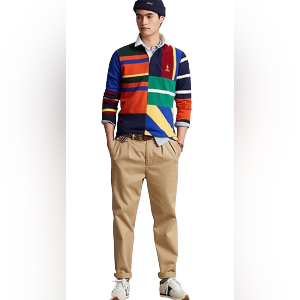 Polo Ralph Lauren Classic Fit
Patchwork Rugby Shirt Men’s Large NWT - Picture 6 of 11